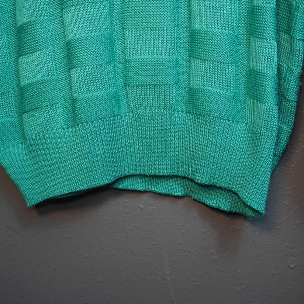 Lacoste Mens Light Green Chemise Crew Neck Vintage Long Sleeve Sweater Size XL - Picture 2 of 9